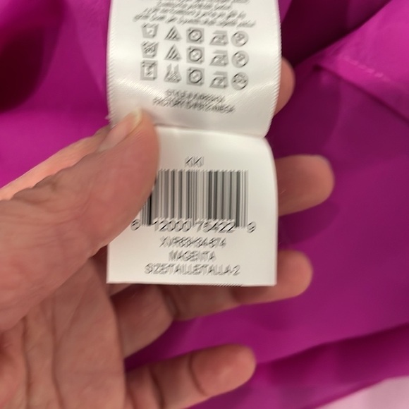 BCBGMaxAzria Kiki Magenta Cutout Dress - Picture 9 of 9